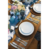 Platos Hondos de porcelana Sophia 22 cm 6 unidades