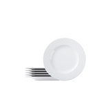 Juego de Platos Postre de porcelana Ingrid 21 cm, 6 piezas