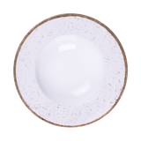 Tramontina Plato de Pasta en Porcelana Rústico Marrón 27 cm 12 unidades