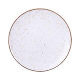 Juego de Platos Vajilla Porcelana Rústico Marrón 12 Piezas