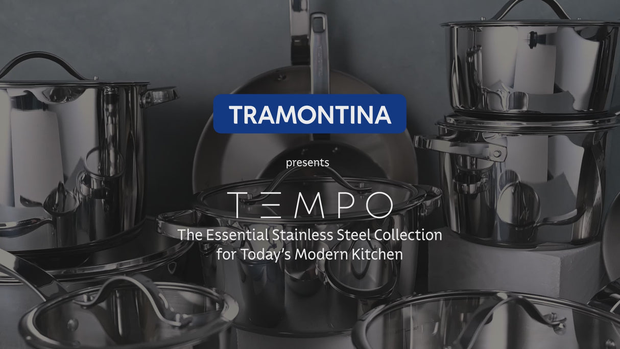 Tramontina Sartén de Acero Inoxidable Tempo 25 cm