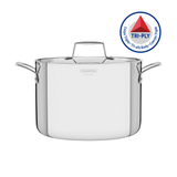 Tramontina Olla Alta Tri-Ply Grano de Acero Inoxidable 24 cm